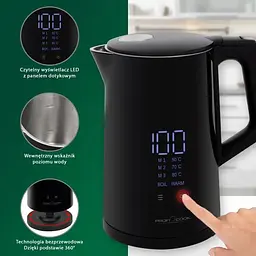 Електрочайник Profi Cook PC-WKS 1243 Black - мініатюра 7
