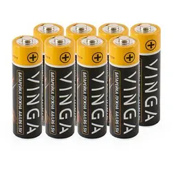 Батарейка AA LR6 Alkaline 8pcs Blister Vinga (VJABAA8) - мініатюра 2
