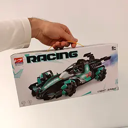 Машинка на радіокеруванні Racing Стиль Формула-1, пускає пар, світиться - мініатюра 15