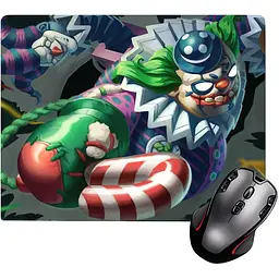 Ігрова поверхня Nextprint Пудж-Клоун Pudge-Clown Дота2 DOTA2 300 х 250 мм (23843) 