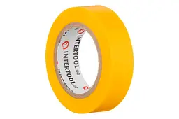 Стрічка електроізоляційна Intertool ізолента 10 м x 17 x 0.15 мм жовта в упаковці 10 шт. - мініатюра 2