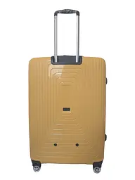 Валіза дорожня Гігант (XL) Поліпропілен Airtex 241 108л 75x52x32см Жовтий (Yellow) - мініатюра 2