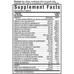 Мультивiтамiни без залiза Bluebonnet Nutrition Multi One 60 вегетаріанських капсул - мініатюра 2