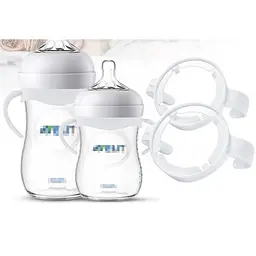 Універсальні ручки для дитячих пляшечок Philips Avent, білий колір (2 шт.) набір - мініатюра 3
