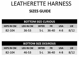 Труси для страпона Strap-On-Me Leatherette Harness Curious OS сірий - мініатюра 6