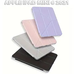 Обкладинка BeCover Ultra Slim Origami Transparent з кріпленням Apple iPad Mini 6 2021 Black (712930) - мініатюра 5