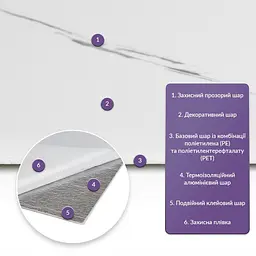 Самоклеюча стінова PET плитка Sticker Wall 600х300х2мм SW-00001679 - мініатюра 2