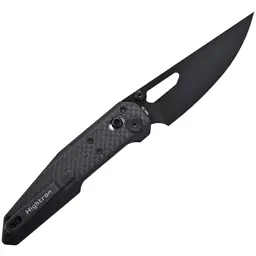 Ніж Hightron Sharplyn, 14C28N, G10 + CF, чорний, чорний клинок (HK01BLK) - мініатюра 3