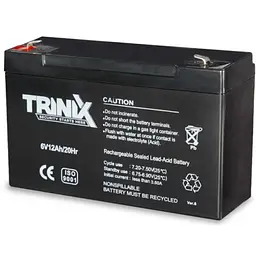 Акумулятор Trinix 6V 12Ah/20Hr AGM