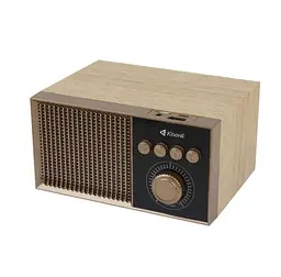 Портативная колонка ретро Kisonli G10 Bluetooth 1200mAh 5Вт Wooden - мініатюра 1