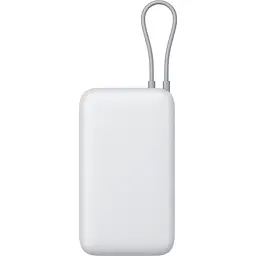 Зовнішній акумулятор Xiaomi Power Bank Integrated Cable 20000 mAh 22.5W Light Grey (BHR9738GL) - мініатюра 2