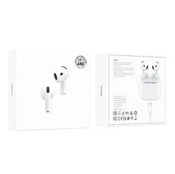 Навушники Bluetooth Hoco EW85 True wireless ANC noise reduction BT headset White - мініатюра 2
