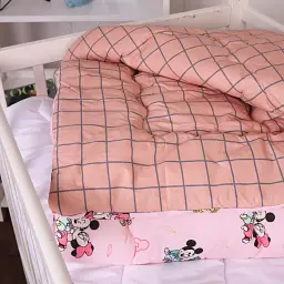 Набір дитячий MirSon зима Kids Time 20-0042 Pink Mikey Mouse 110x140 см бавовна: ковдра з подушкою (2200009671265) - мініатюра 4