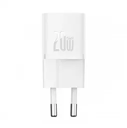 Мережевий зарядний пристрій Baseus GaN5S Fast Charger 1C 20W EU Moon білий