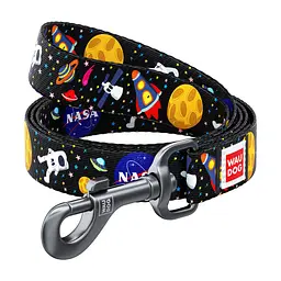 Повідець для собак WAUDOG Nylon "NASA" M 20 мм х 122 см (4914)