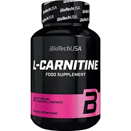 Карнітин BiotechUSA L-Carnitine 1000 мг 30 таблеток