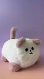 Інтерактивна м'яка іграшка AiDA Smart Blinking Cat біло-рожева - мініатюра 4