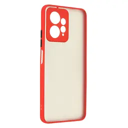 Чехол-панель-накладка для Xiaomi Redmi Note 12 4G, Frosted Matte, красный, противоударный чехол с защитой всего корпуса, термополиуретан TPU + поликарбонат PC, ArmorStandart (ARM67735)