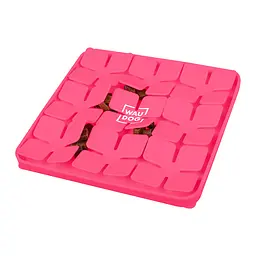 Килимок для пошуку корму Waudog Silicone 205х205х17 мм рожевий - мініатюра 4