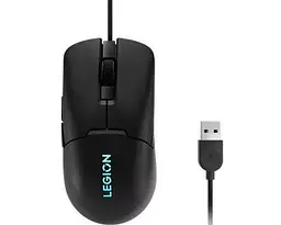 Миша Lenovo Legion M300s, Black, USB, оптична, до 8000 dpi, RGB підсвічування, 8 програмованих кнопок, 1.8 м (GY51H47350) - мініатюра 2