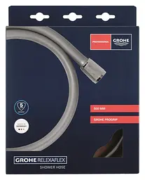 Душовий шланг 500 мм Grohe Relexaflex 22115000, Хром - мініатюра 3