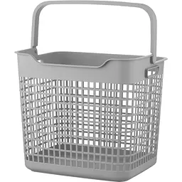 Кошик для білизни Ardesto пластик PP 38x29.5x33 см 26 л сірий (ARHC2402GG)