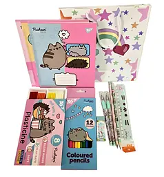 Шкільний набір канцелярії Pusheen Yes 12 предметів