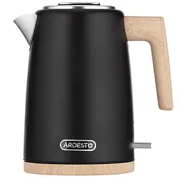 Електрочайник Ardesto Wood Modern Strix 1.7 л чорний (EKL-F420BWD)