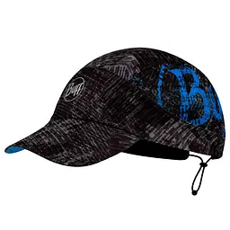 Кепка Buff Pack Run Cap Rush Graphite L/XL Чорний-Синій - мініатюра 2