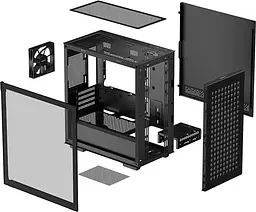 Корпус Deepcool CH370 Black (R-CH370-BKNAM1-G-1) - мініатюра 9