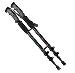 Трекінгові палиці PowerPlay 9109 Fika Black/Red 60-135 см (пара) + 2-ві пари чобітків + чохол (PP_9109_Fika_Bl/Red)