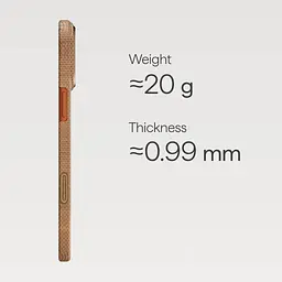 Чохол Pitaka Ultra-Slim Case для Apple iPhone 17 Pro Golden Glint (KI1705AG) [155100] - мініатюра 4