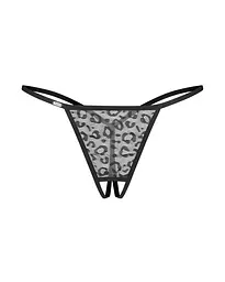 Комплект із 2 стрингів Obsessive Bianca, L/XL (чорний) - мініатюра 5