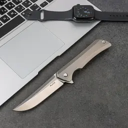 Ніж складаний Ruike S35VN 92 мм сірий сріблястий - мініатюра 6