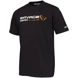 Футболка Savage Gear Signature Logo T-Shirt S Black ink