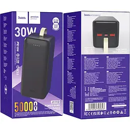 Зовнішній акумулятор Hoco J111D Smart Charge 50000mAh 30W Black [101149] - мініатюра 5