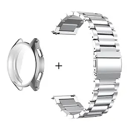 Комплект Tamister для годинника Xiaomi Watch 2 сріблястий (чохол + ремінець Rolex design 22 мм) - мініатюра 3