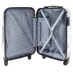 Валіза Semi Line 20" (S) White Marble (T5731-1) - мініатюра 6