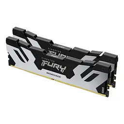 Модуль пам'яті Kingston Fury DDR5 96GB (2x48) 6000MHz Renegade Silver XMP (KF560C32RSK2-96)