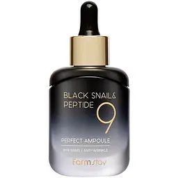 Сироватка для обличчя FarmStay Black Snail & Peptide 9 Perfect Ampoule 35 мл - мініатюра 3