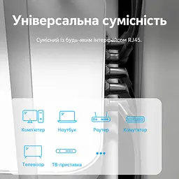 Патч-корд Ethernet Vention 0,5 м RJ45 штекер на RJ45 штекер Cat6A до 10 Гбіт/с з поворотним кутовим роз’ємом тонкий кабель діаметром 3,8 мм UTP провідники з безкисневої міді чорний (IBSBD) - мініатюра 12