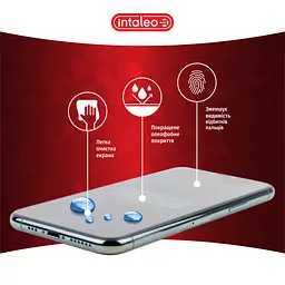 Скло захисне Intaleo Full Glue Apple iPhone 16 Pro Max Black (1283126593819) - мініатюра 6
