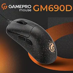 Миша GamePro ігрова чорна (GM690D) - мініатюра 14