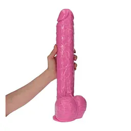 Фалоімітатор Toyz4lovers Italian Cock 15.5'', 40 см (рожевий) - мініатюра 4