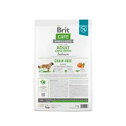 Сухий корм Brit Care Dog Grain-free Adult Large Breed для собак великих порід, беззерновий з лососем, 3 кг - мініатюра 5