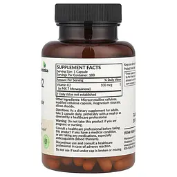 Вітамін К Vitamin K2 as MK-7 100 mcg 100 капсул Futurebiotics vit0006311 - мініатюра 2