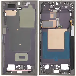 Рамка дисплея Samsung S928 Galaxy S24 Ultra сіра, Titanium Gray, Violet, Orange, оригінал PRC