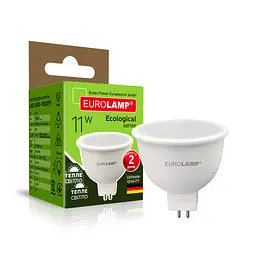 Лампочка Eurolamp LED SMD MR16 11W GU5.3 3000K (LED-SMD-11533(P)) - мініатюра 2