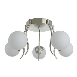 Люстра стельова Brille E14 60W PN (BL-977C/5)
