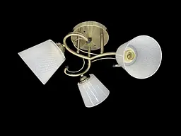 Люстра стельова на 3 плафони 7051C/3 Бронза